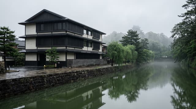 堀川沿いの和モダンレジデンス 外観